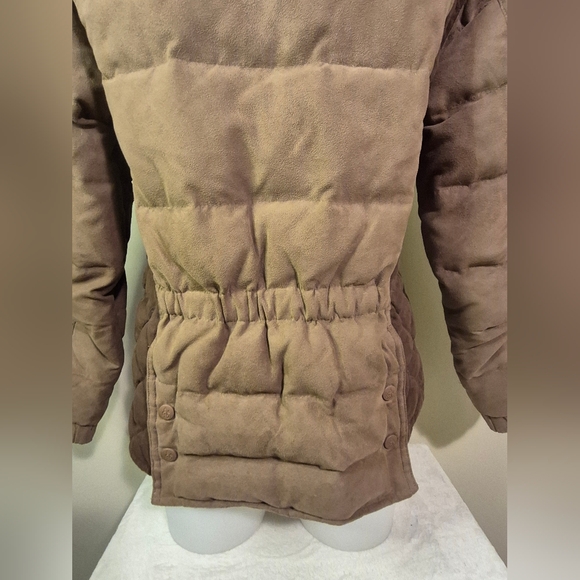 Snow Mountain Down Riding Jacket Outback Trading Company Back Gather With Flap - Picture 6 of 15